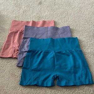 3 piece biker shorts